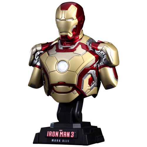 アイアンマン3 MARK XLII & WAR MACHINE 1/4バスト Iron Man 3 Mark XLII 1/4 Scale Hot Toys Bust Htb11 Marvel Movie